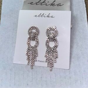 NEW Ettika with pouch dangle earrings